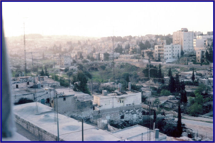 vIEW FROM mOUNT sCOPUS hOTEL ROOM